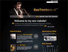 Tablet Screenshot of basstrombone.nl